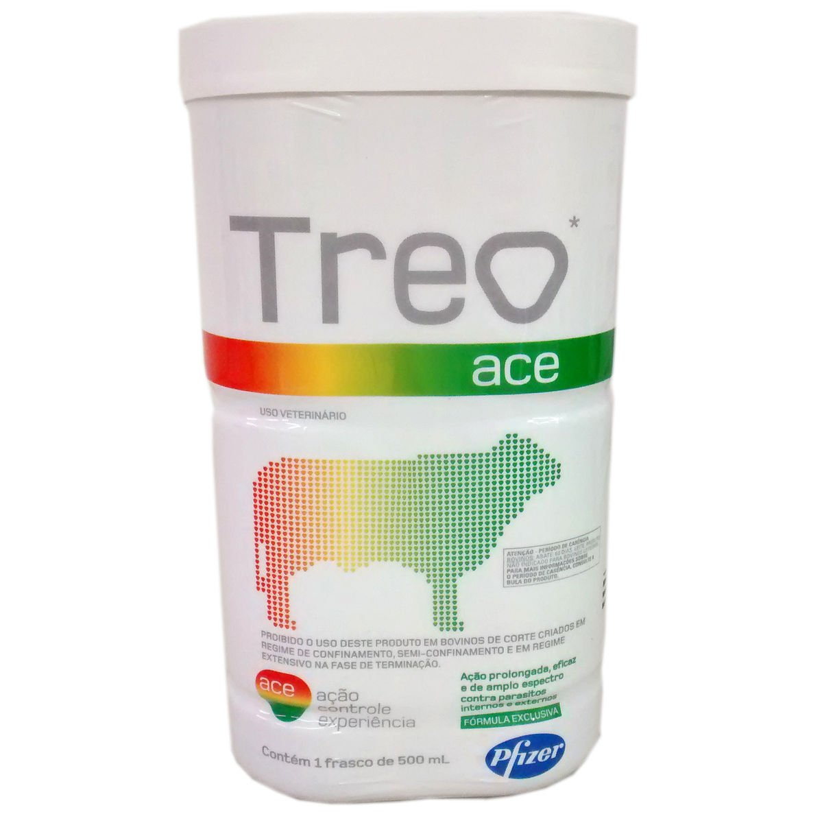 TREO ACE 500 ML DORAMECTINA 3,5{bad89740ab836af8afd78adf22d5854117f226b234e4f8ee83a0ac8d28f68ffc} - Pfizer